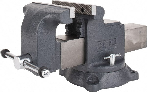Wilton 63304 Bench & Pipe Combination Vise 8" Jaw Width, 8 in Jaw Opening, 4 in Throat Depth