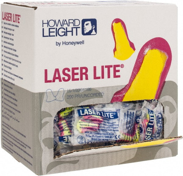 Howard Leight LL-1 Earplugs Non-PVC Foam, T-Shape, Roll Down, Uncorded