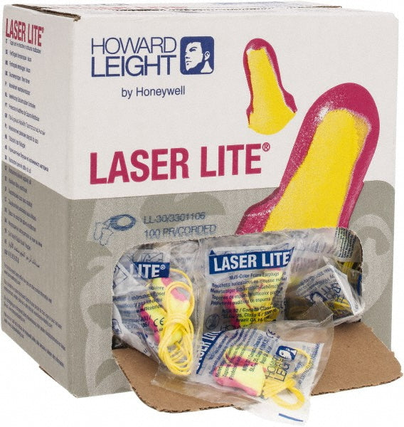 Howard Leight LL-30 Earplugs Non-PVC Foam, T-Shape, Roll Down, Corded