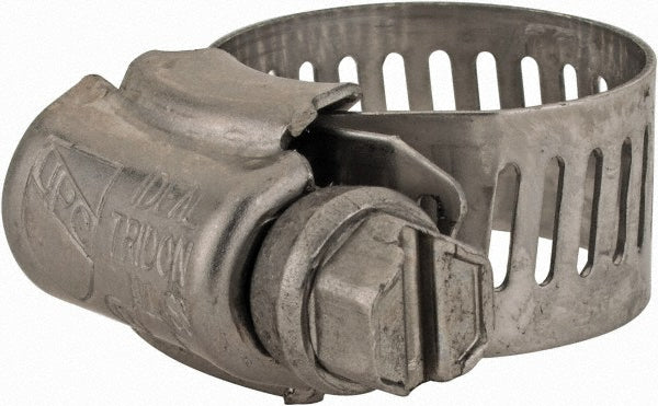Ideal Tridon 620006706 Worm Gear Clamp SAE 6, 3/8 to 7/8" Dia, Stainless Steel Band