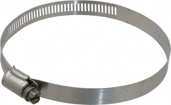 Ideal Tridon 620064706 Worm Gear Clamp SAE 64, 2-1/2 to 4-1/2" Dia, Stainless Steel Band