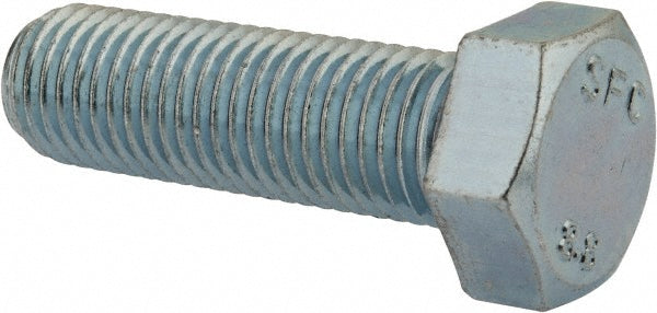 Value Collection 815233PS Hex Head Cap Screw M20x2.5, 65.00 mm Length Under Head, Grade 8.8 Steel, Zinc Finish