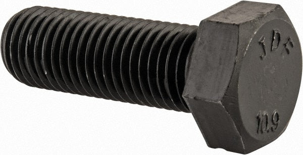 Value Collection 462977PR Hex Head Cap Screw M24x3, 70.00 mm Length Under Head, Grade 10.9 Steel, Bright/Uncoated Finish