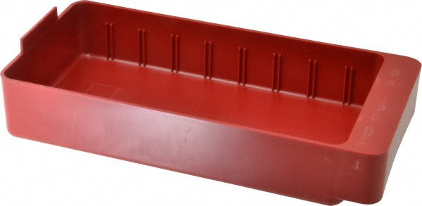 Quantum Storage QED401RD Plastic Drawer Bin Red