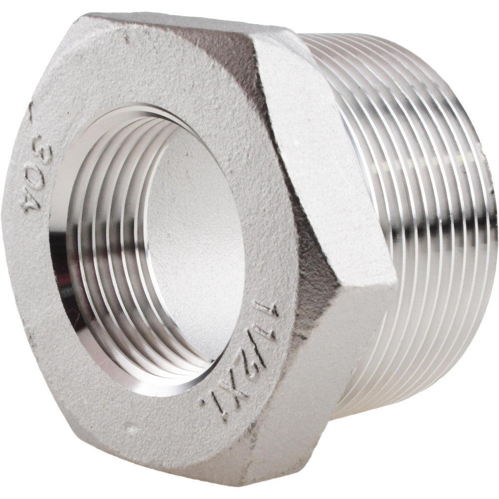 Merit Brass K414-2416 Pipe Bushing 1-1/2 x 1", 304 Stainless Steel