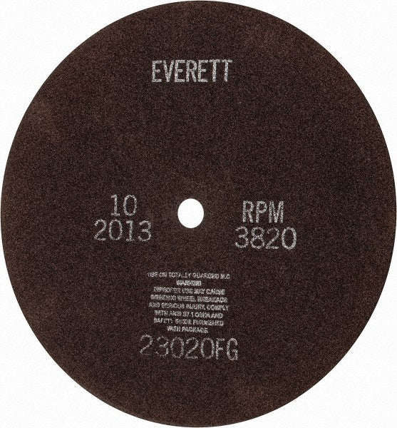 Everett 23020FG 16 Cut-Off Wheel 16" Dia, 5/32" Thick, 1" Hole, Aluminum Oxide
