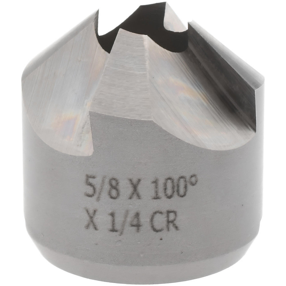 CRAIG TOOLS INC. 180-7K 4 Flutes, 5/8" Cutter Head Dia, 1/4" Pilot Hole Dia, High Speed Steel Reverse Countersink
