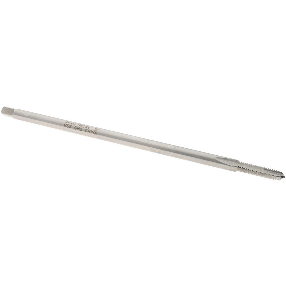 Value Collection JY9975707 Extension Tap 4-40, 2 Flutes, H2, Bright/Uncoated, High Speed Steel, Spiral Point