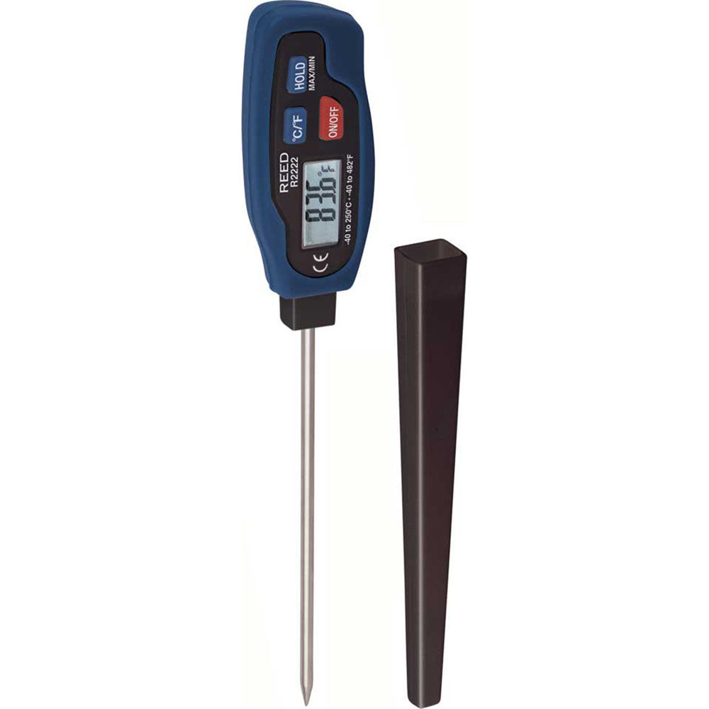 REED Instruments R2222 Digital Thermometer & Probe 482 ° F