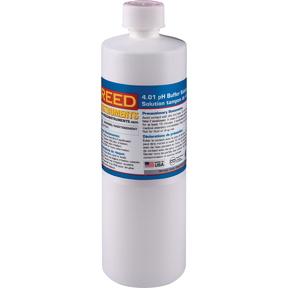 REED Instruments R1404 pH Buffering Solutions Solution Type Buffer Solution Ph 4.01 Container Size 500ml Container Type Bottle