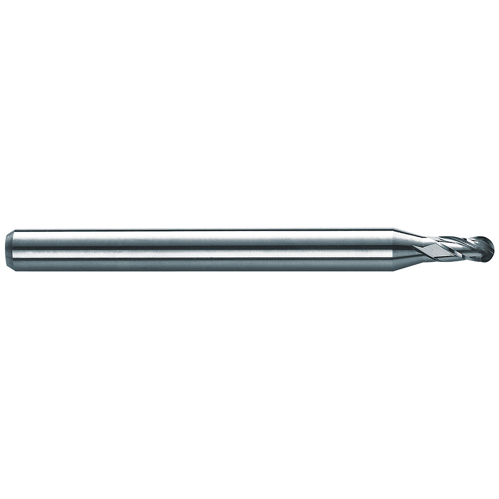 Kyocera SGS Precision Tools 03085 Ball End Mill 0.024" Dia, 0.036" LOC, 4 Flute, Solid Carbide