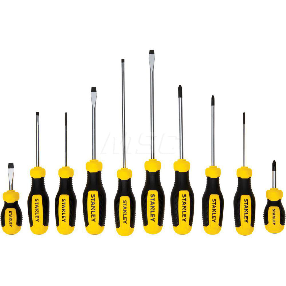 Stanley STHT60799 Screwdriver Set 10 Pc, Phillips & Slotted