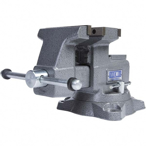 Wilton 28821 Bench & Pipe Combination Vise 10-3/4 in (Reversed) & 6-3/4 in (Regular) Jaw Opening, 3-3/4 in Throat Depth