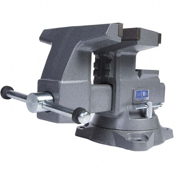 Wilton 28823 Bench & Pipe Combination Vise 8" Jaw Width, 14-1/2 in (Reversed) & 9-1/4 in (Regular) Jaw Opening, 4-3/4 in Throat Depth