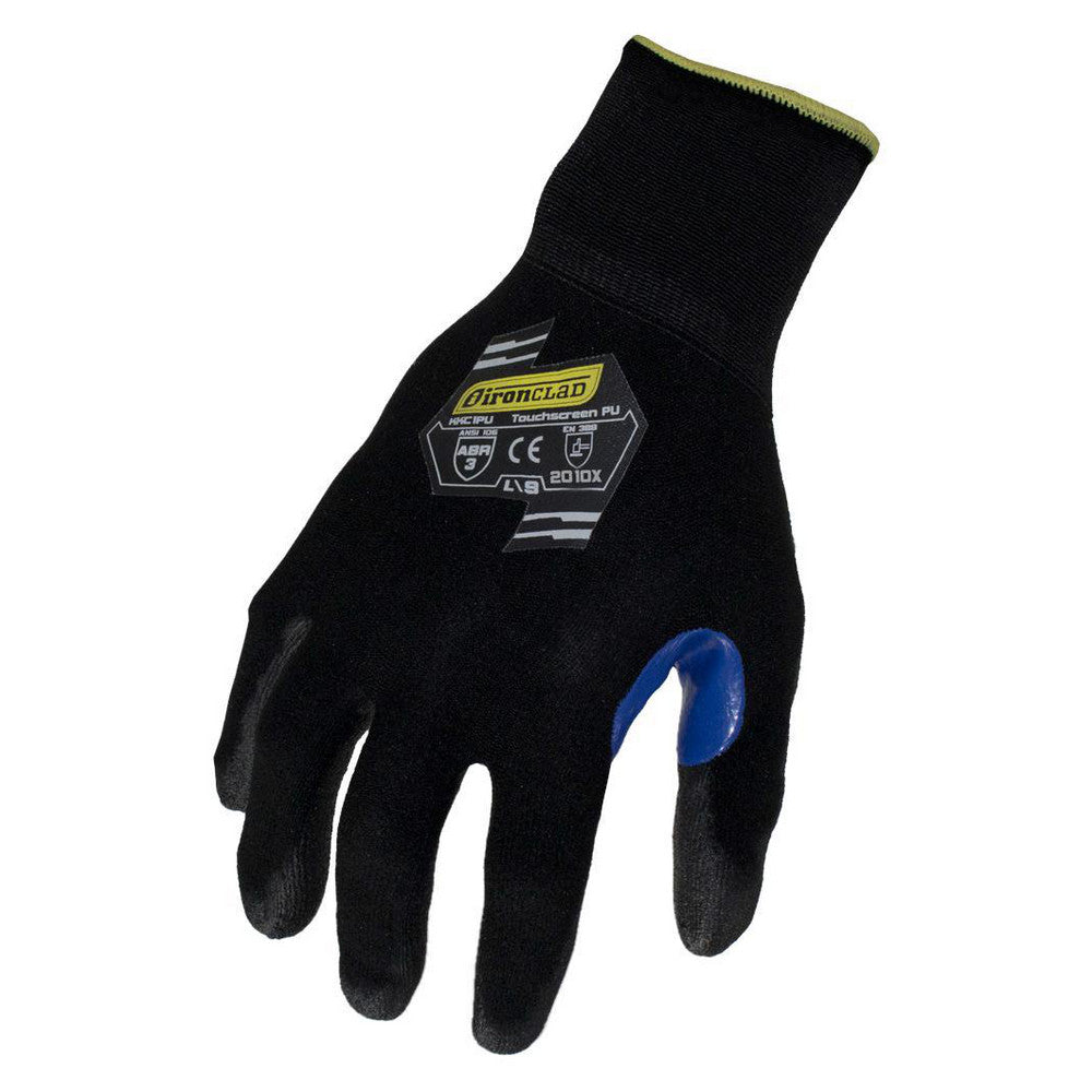 ironCLAD KKC1PU-04-L Work Gloves ironCLAD COMMAND, Size Large, Polyurethane-Coated Nylon & Spandex, General Purpose