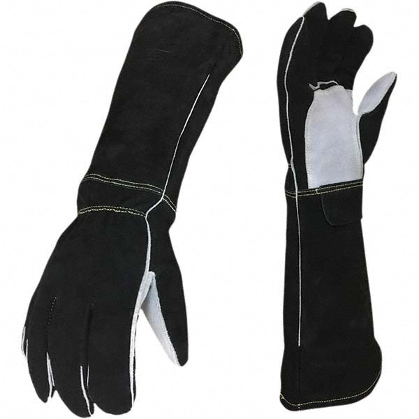 ironCLAD WSTK-04-L Welding Gloves Size Large, Elk Split Leather, Stick Welding Application