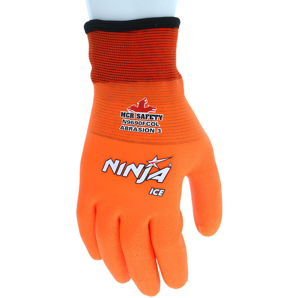 MCR Safety N9690FCOM Cut, Puncture & Abrasion-Resistant Gloves Ninja® Ice N9690FCO, Size Medium, ANSI Cut A3, ANSI Puncture 2, HPT, Terrycloth