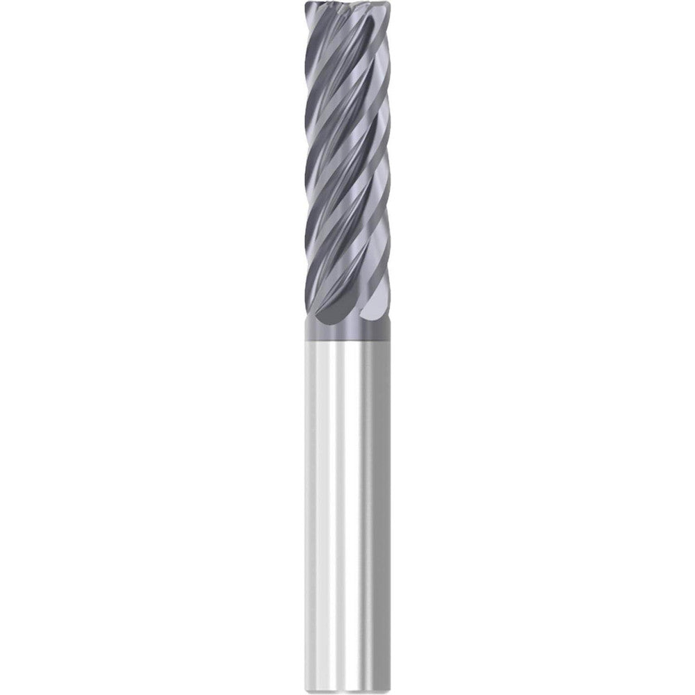 Seco 10072647 Roughing & Finishing End Mill 1/2" Dia, 6 Flute, 0.0300" Corner Radius, Corner Radius End, Solid Carbide