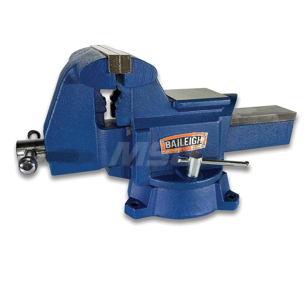 Baileigh 1227987 Bench Vise 6-1/2" Jaw Width, 6-1/2" & 7" Jaw Opening, 4" Throat Depth
