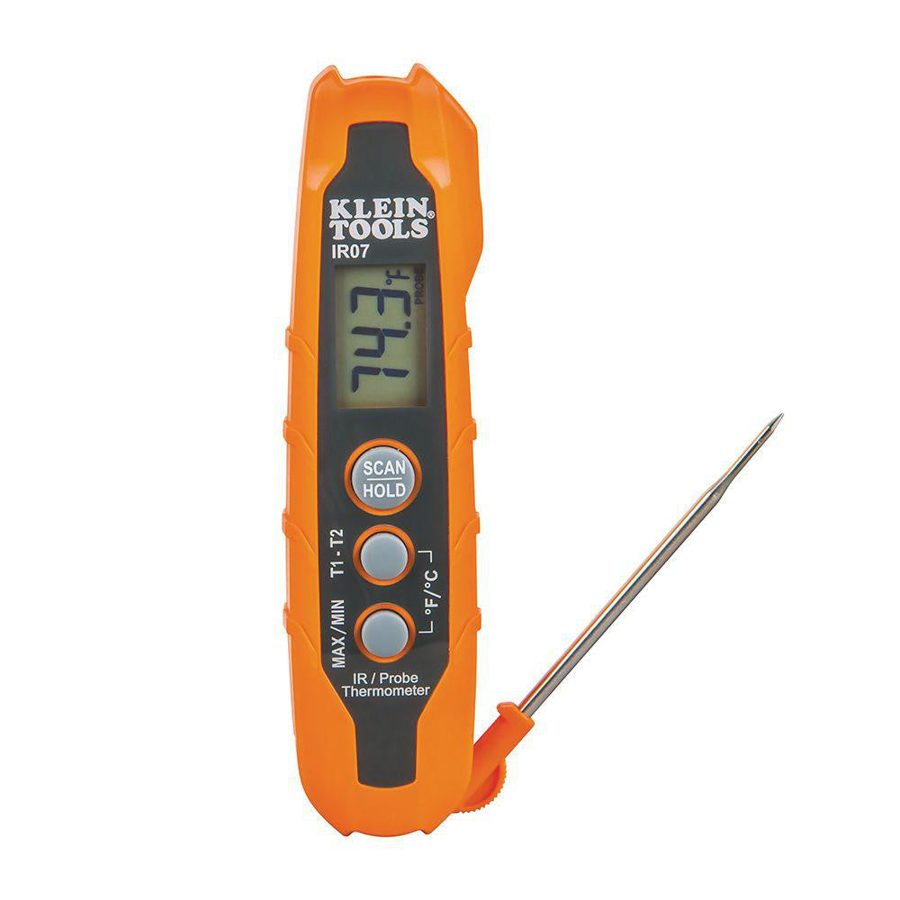 Klein Tools IR07 Digital Dual IR & Probe Thermometer -40 to 572 ° F