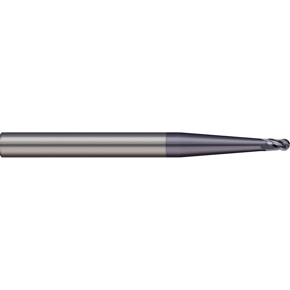 Micro 100 BMR-035-2X Ball End Mill 0.90 mm Dia, 0.1050" LOC, 2 Flute, Solid Carbide