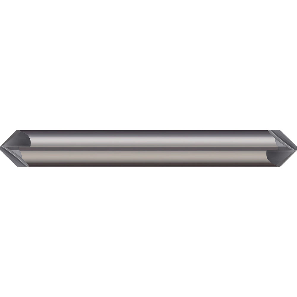 Micro 100 CS-375-090 Chamfer Mill 3/8" Dia, 6 Flutes, Solid Carbide