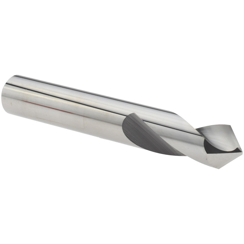 Micro 100 SPD-375-090 Spotting Drill 3/8" Dia, 90 deg, 2-1/2" OAL, Solid Carbide