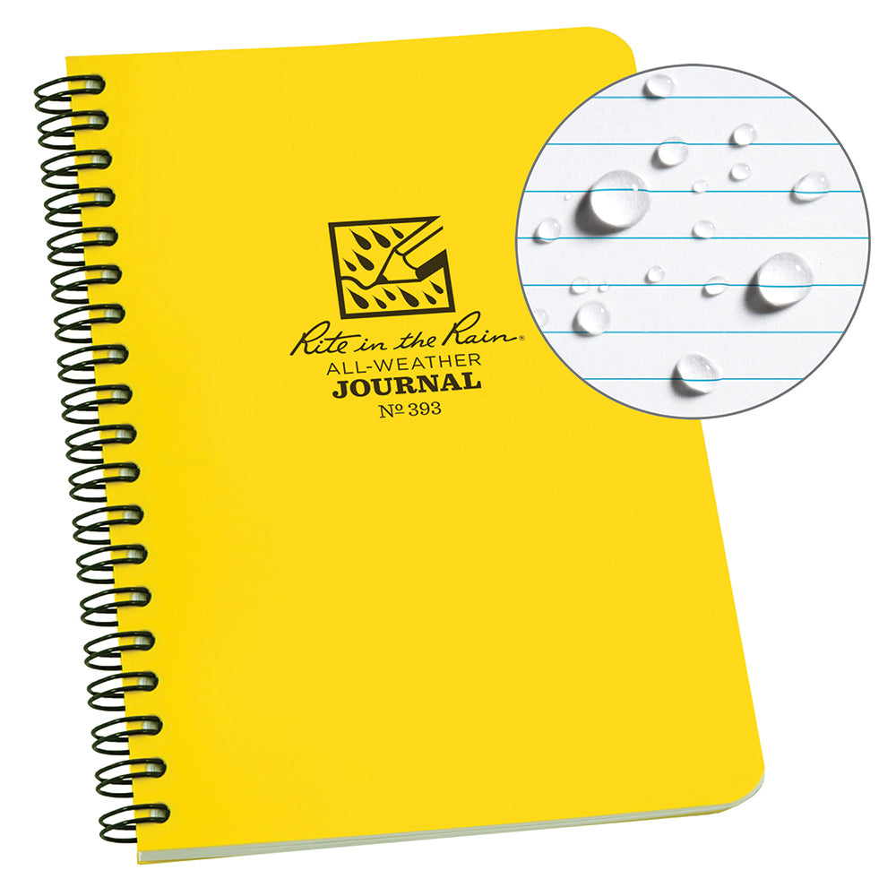 Rite in the Rain 393 Waterproof Spiral Notebook 32 Sheets