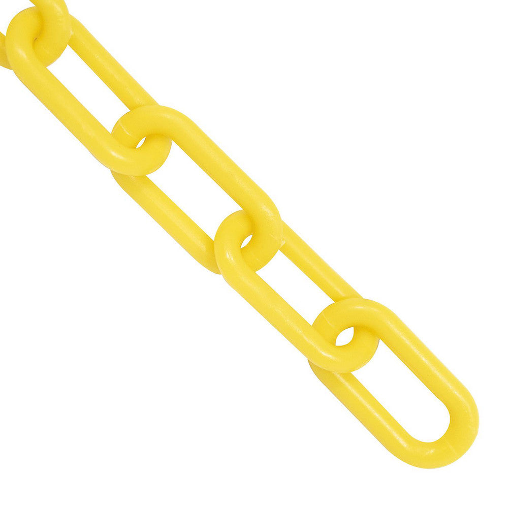 PRO-SAFE PS-30002-25 Safety Barrier Chain Plastic, Yellow, 25' Long, 2" Wide