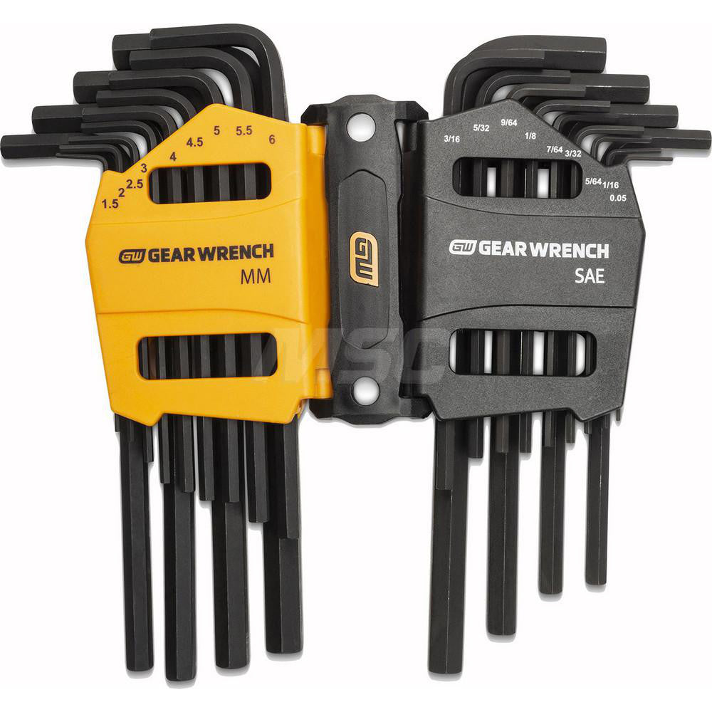 GEARWRENCH 83504 Hex Key Sets Tool Type Hex Handle Type L-Handle Measurement Type Metric SAE Hex Size Range (Inch) 0.050 - 3/8 Hex Size Range (mm) 1.5 - 10