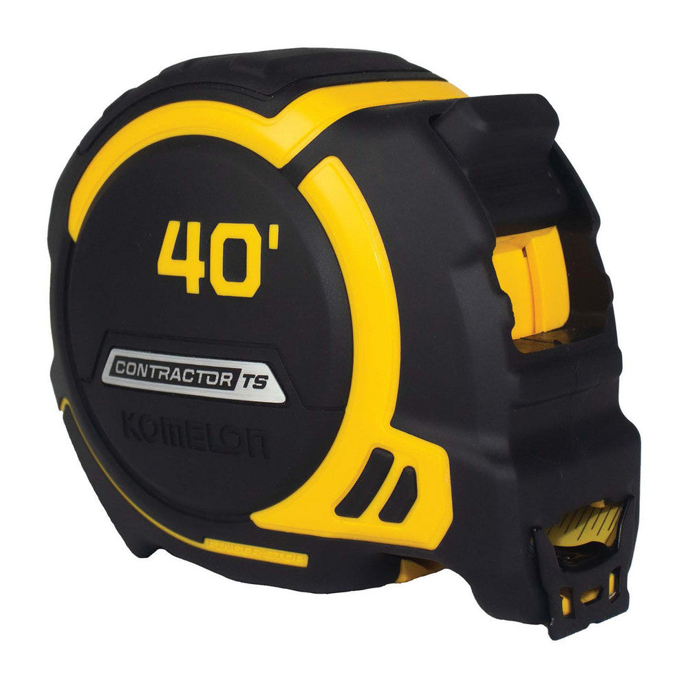 Komelon 93440 Tape Measure 40' Long, 1-1/4" Width, Yellow Blade