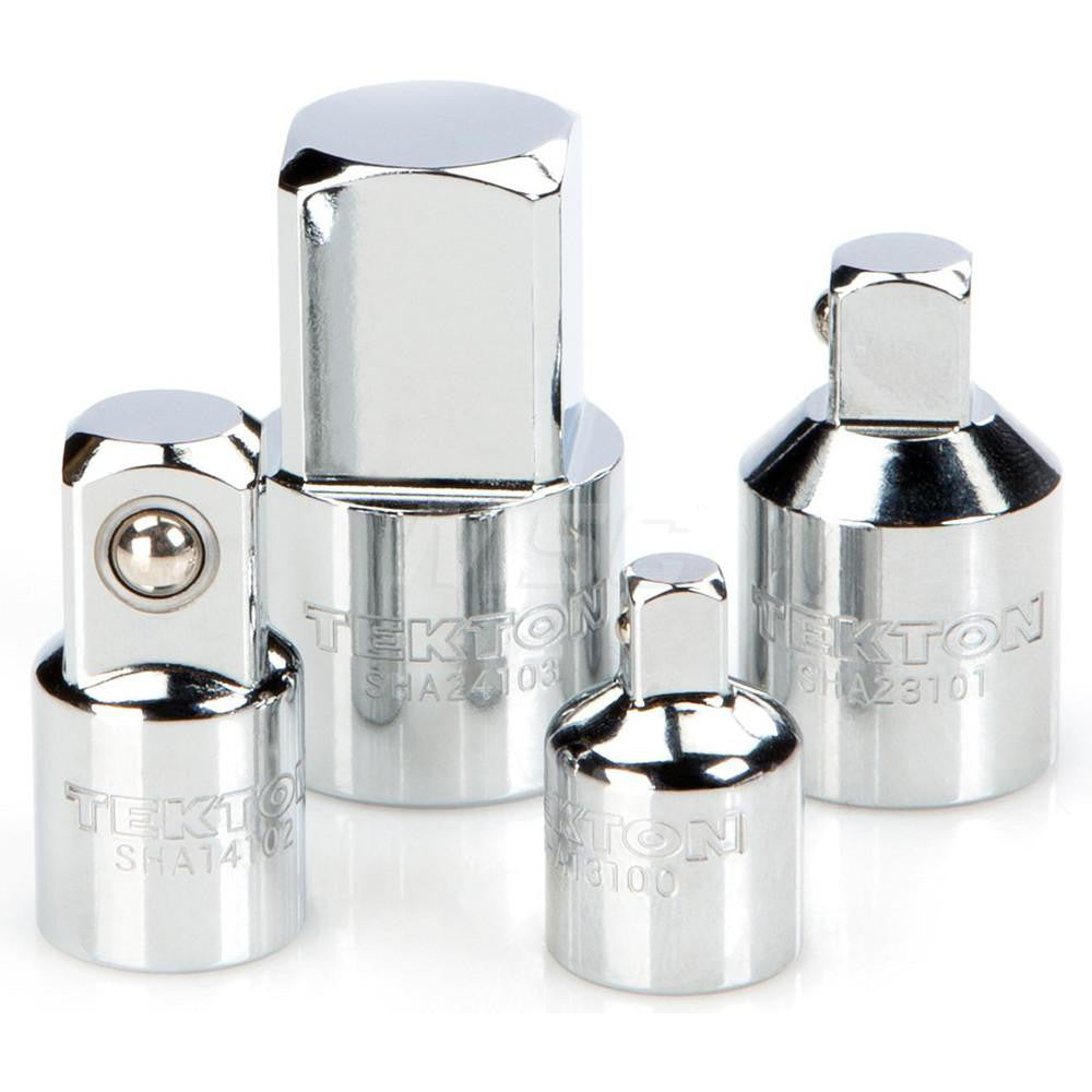 Tekton SHA99017 Adapter/Reducer Set, 4-Piece (1/4, 3/8, 1/2 in.)