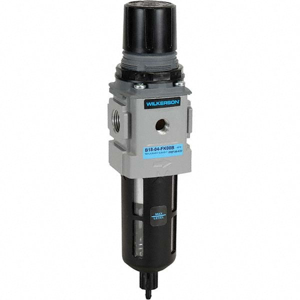 Wilkerson B18-03-FK00B FRL Combination Unit 3/8 NPT, Compact, 1 Pc Filter/Regulator