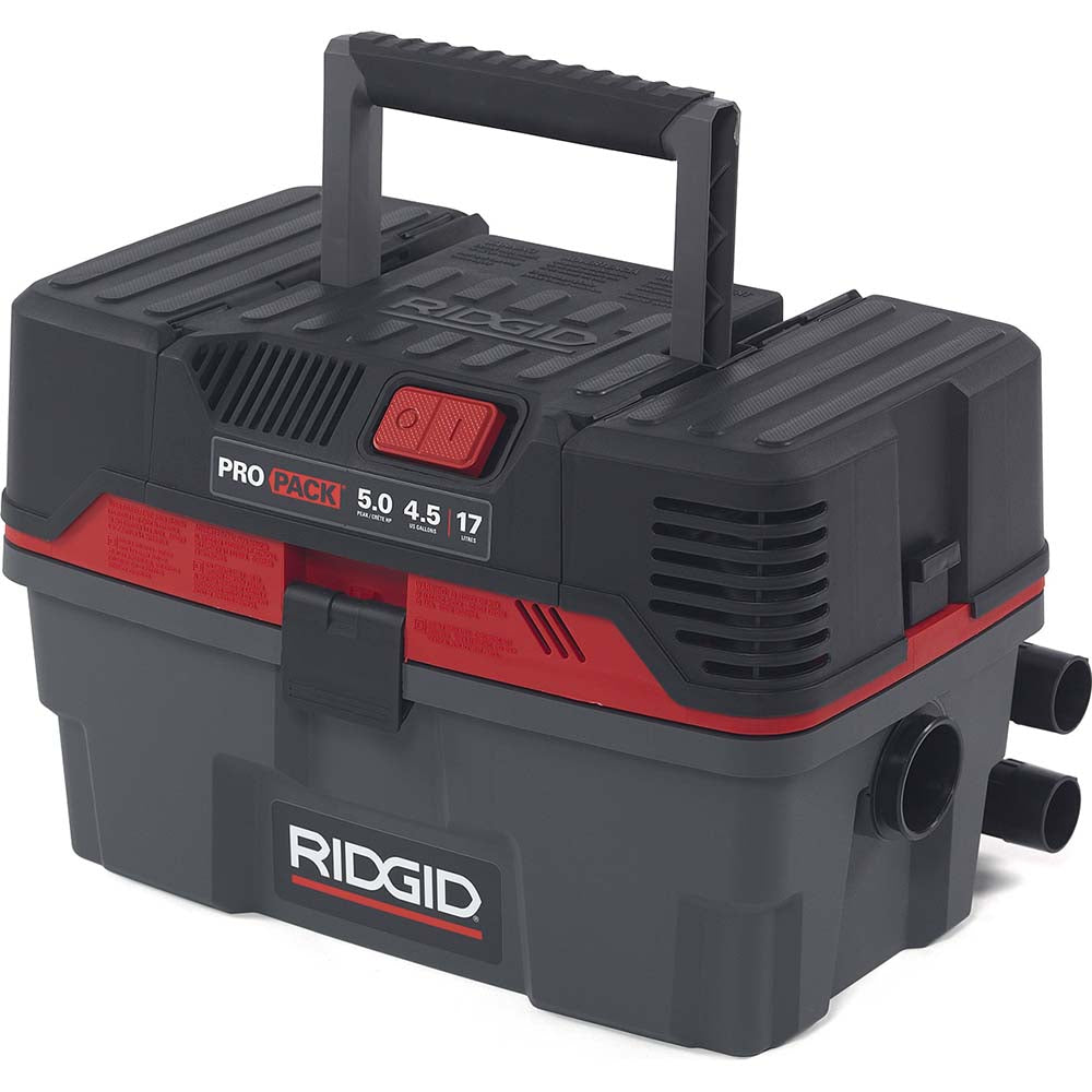 Ridgid 50318 Wet/Dry Vacuum Electric, 4.5 gal