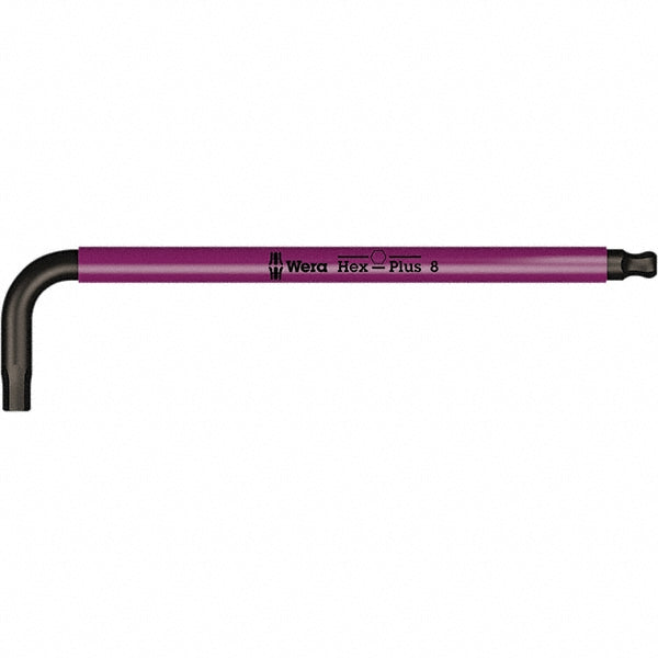 Wera 05022201001 Hex Key 4.00 mm, Hex End, Long Arm