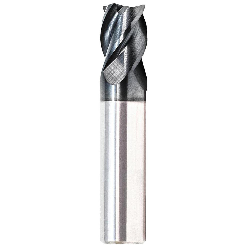 GWS 310031 Corner Radius End Mill 1/8" Dia, 3/4" LOC, 0.02" Radius, 4 Flutes, Solid Carbide