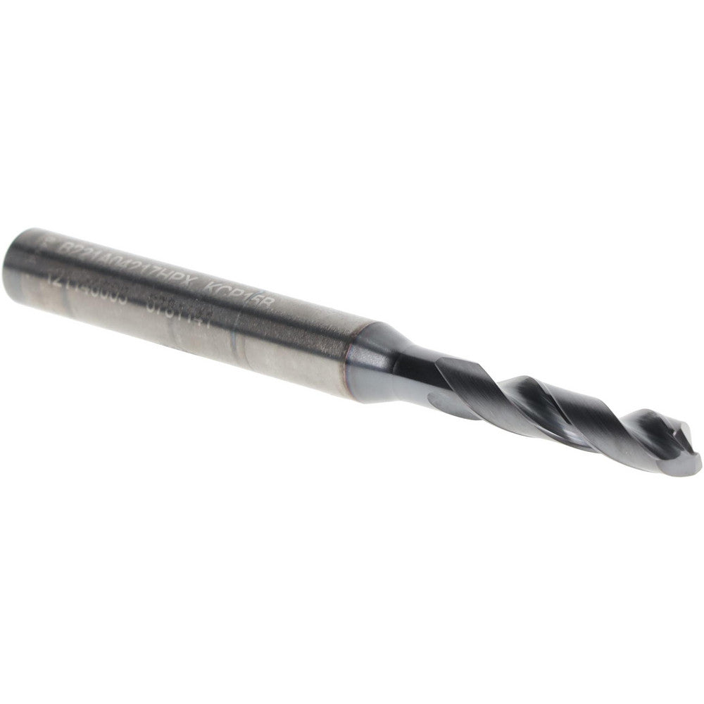 Kennametal 6781141 Screw Machine Length Drill Bit 4.22 mm Dia, 140 deg Point, Solid Carbide