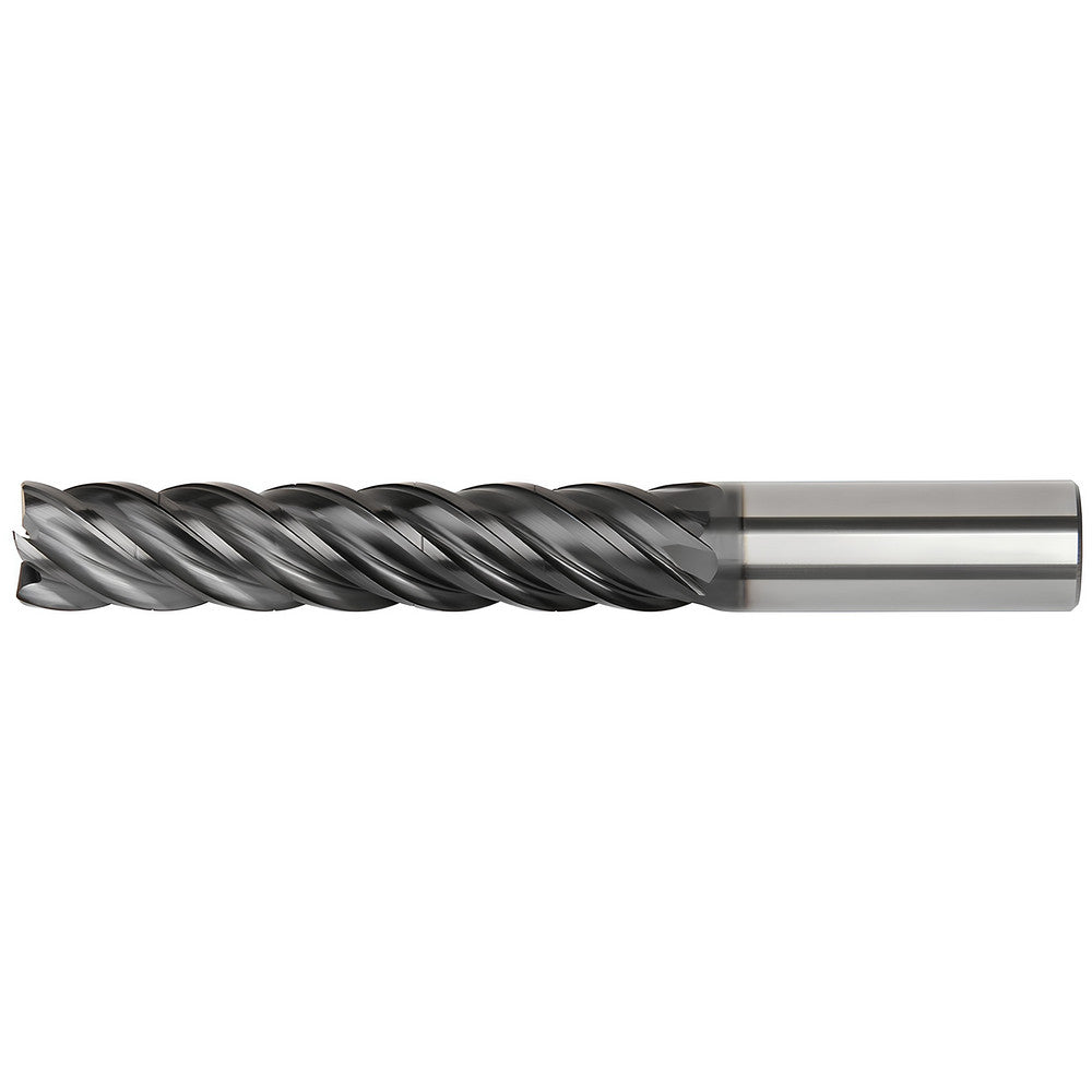 Kennametal 6764491 Corner Radius End Mill 1" Dia, 5" LOC, 0.06" Radius, 5 Flutes, Solid Carbide