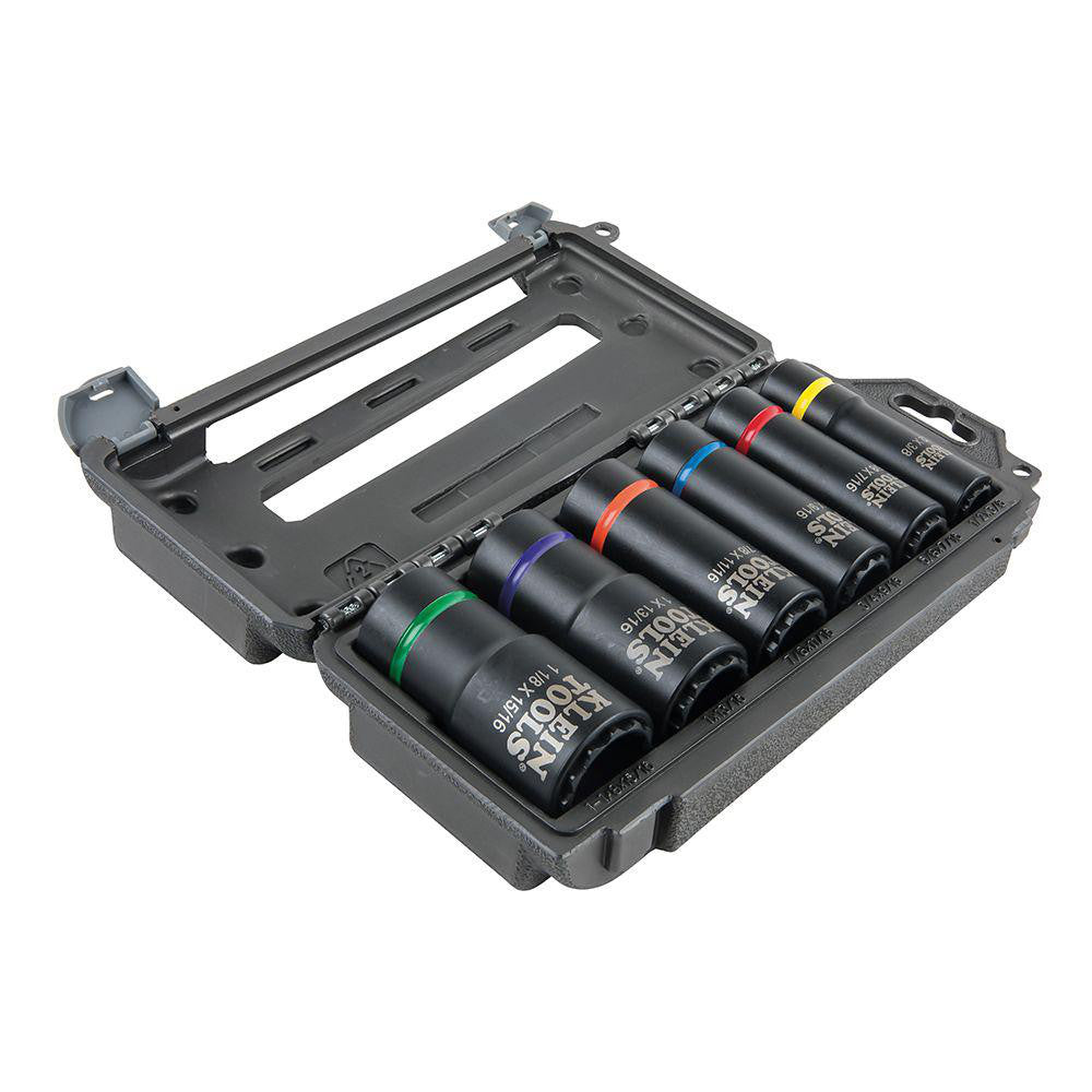 Klein Tools 66010 Deep Impact Socket Set 6 Pc