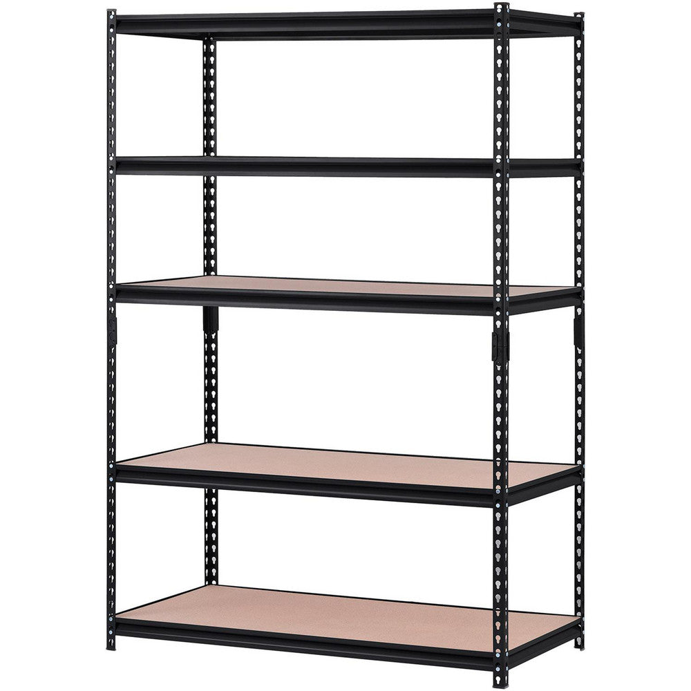 Edsal UR245P-BLK Steel Adjustable Shelving 48" Wide, 24" Deep, 72" High