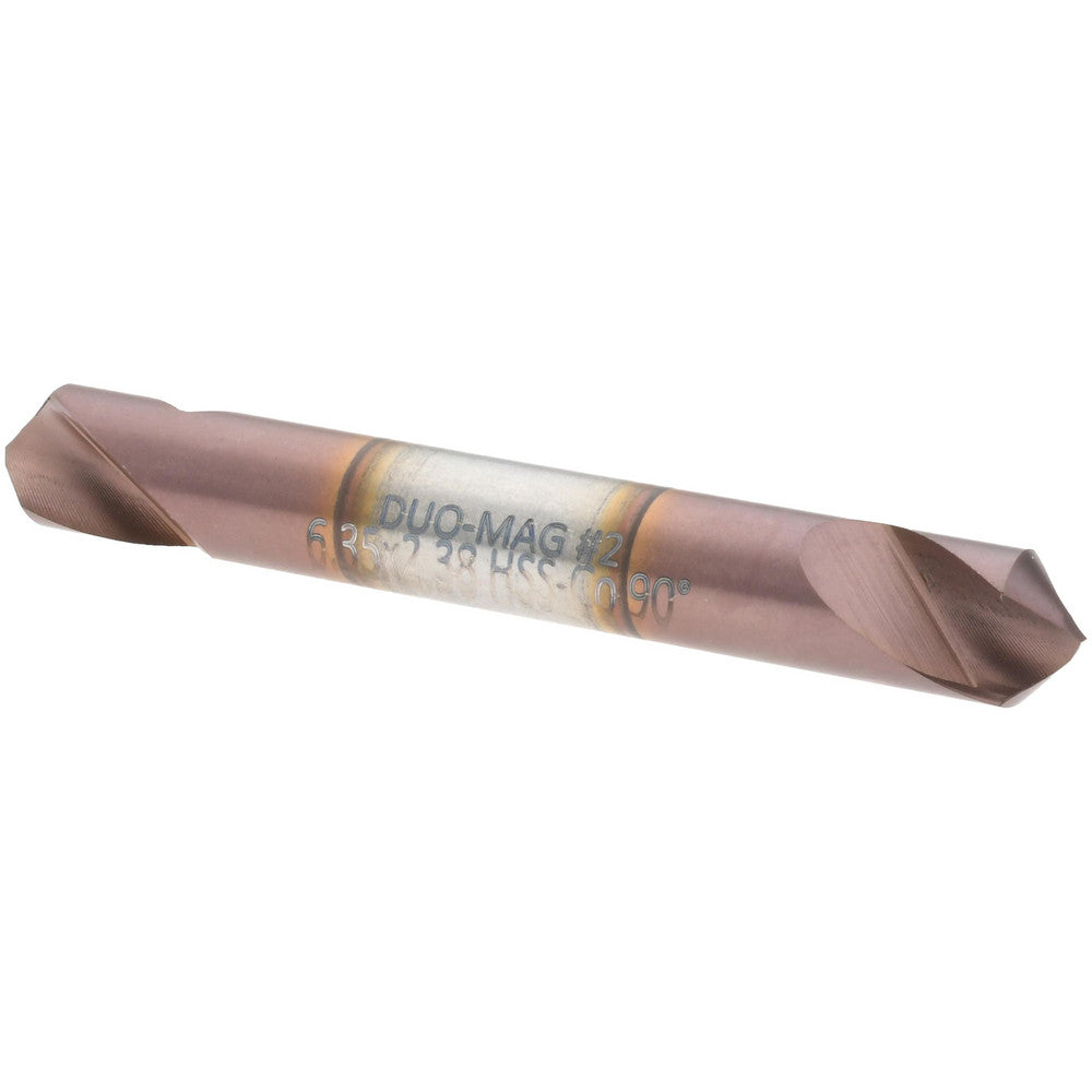 Magafor 80091902000 Spotting Drill 1/4" Dia, 90 ° Point, 2" OAL, Cobalt M-35 (HSS-E)