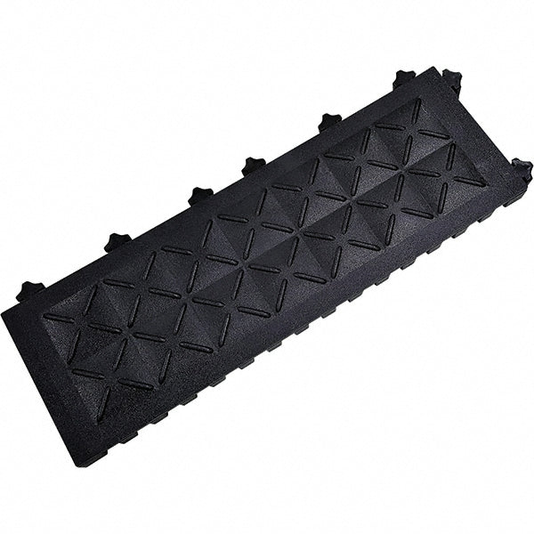 Ergo Advantage A7-B Anti-Fatigue Modular Tile Mat Dry Environment, 6" Length, 18" Wide, 1" Thick, Black