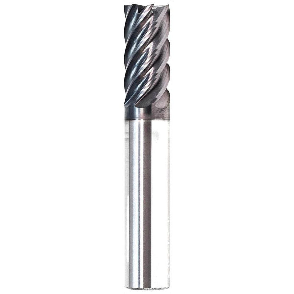 GWS 122798 Corner Radius End Mill 1/8" Dia, 1/2" LOC, 0.005" Radius, 7 Flutes, Solid Carbide