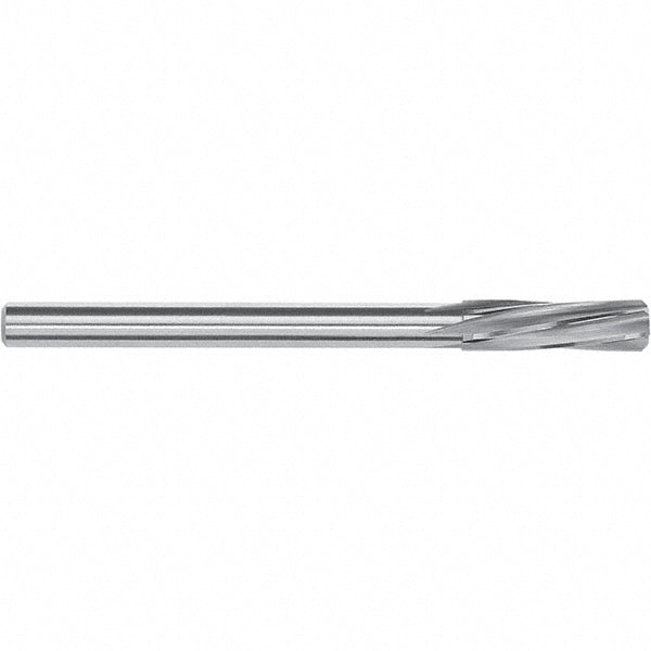Magafor 88860012690 Chucking Reamer 12.69 mm Dia, 151 mm OAL, 44 mm Flute Length, Spiral Flute, Straight-Cylindrical Shank, Solid Carbide