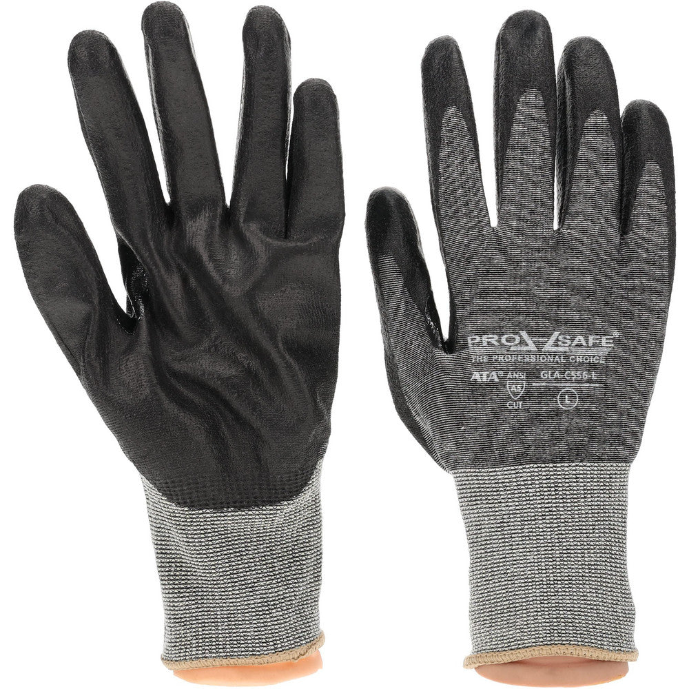 PRO-SAFE GLA-C556-L Cut-Resistant Gloves PRO-SAFE Size Large, ANSI Cut A5, Polyurethane, ATA & HPPE
