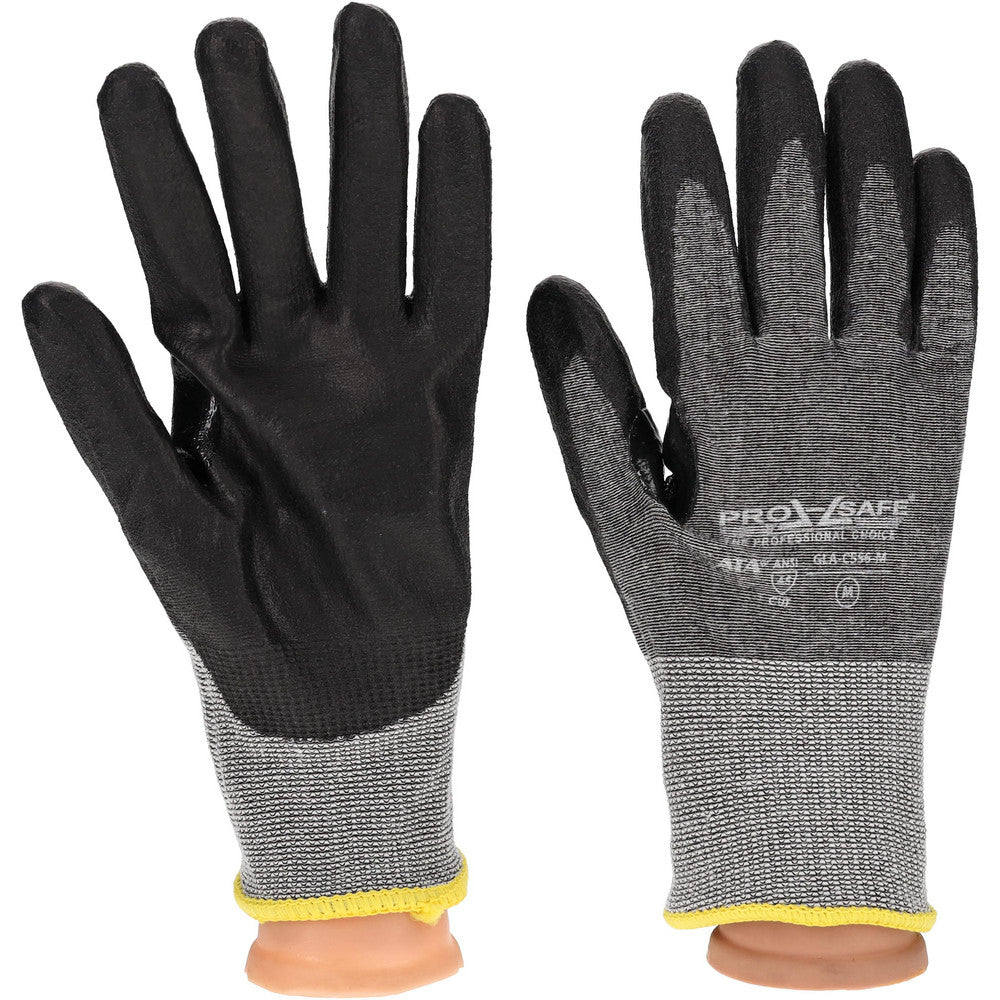 PRO-SAFE GLA-C556-M Cut-Resistant Gloves PRO-SAFE Size Medium, ANSI Cut A5, Polyurethane, ATA & HPPE