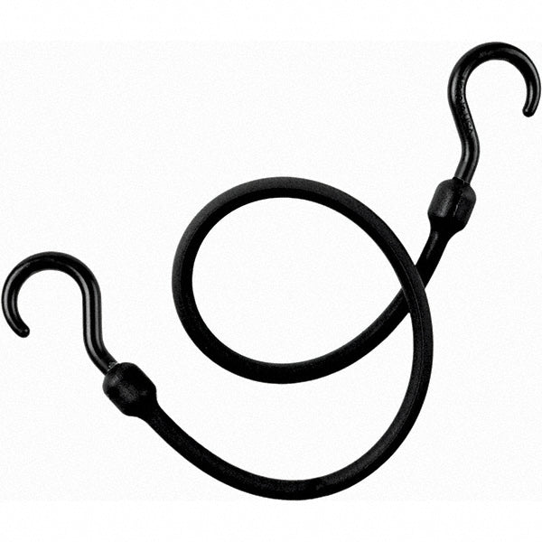 The Perfect Bungee PC24BK Bungee Cord with Molded Nylon Hook