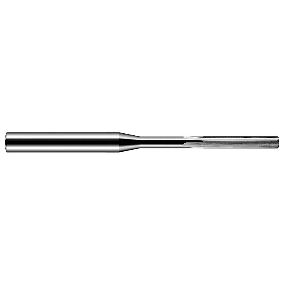Harvey Tool RSB0535 Chucking Reamer 0.0535" Dia, 2" OAL, 7/16" Flute Length, Straight Flute, Straight-Cylindrical Shank, Solid Carbide