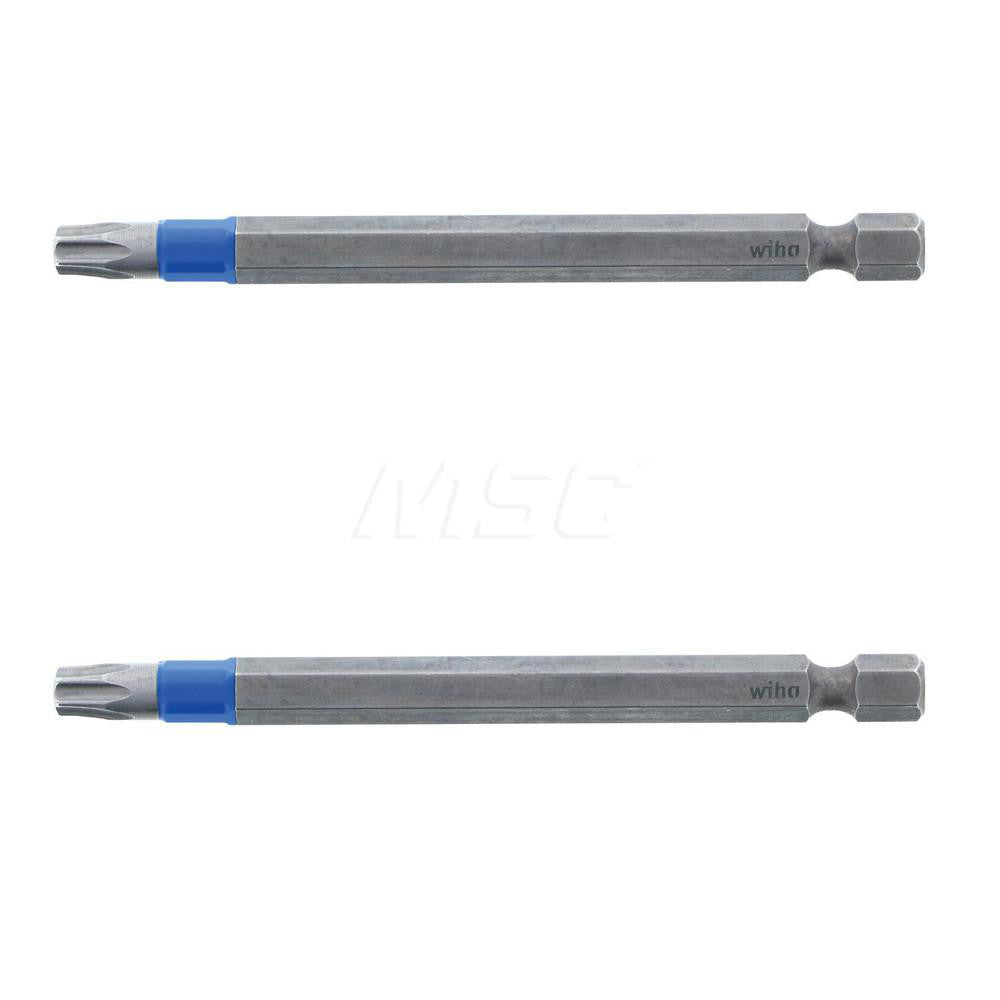 Wiha 70319 Power Screwdriver Bit T20 Torx, 1/4" Hex Drive