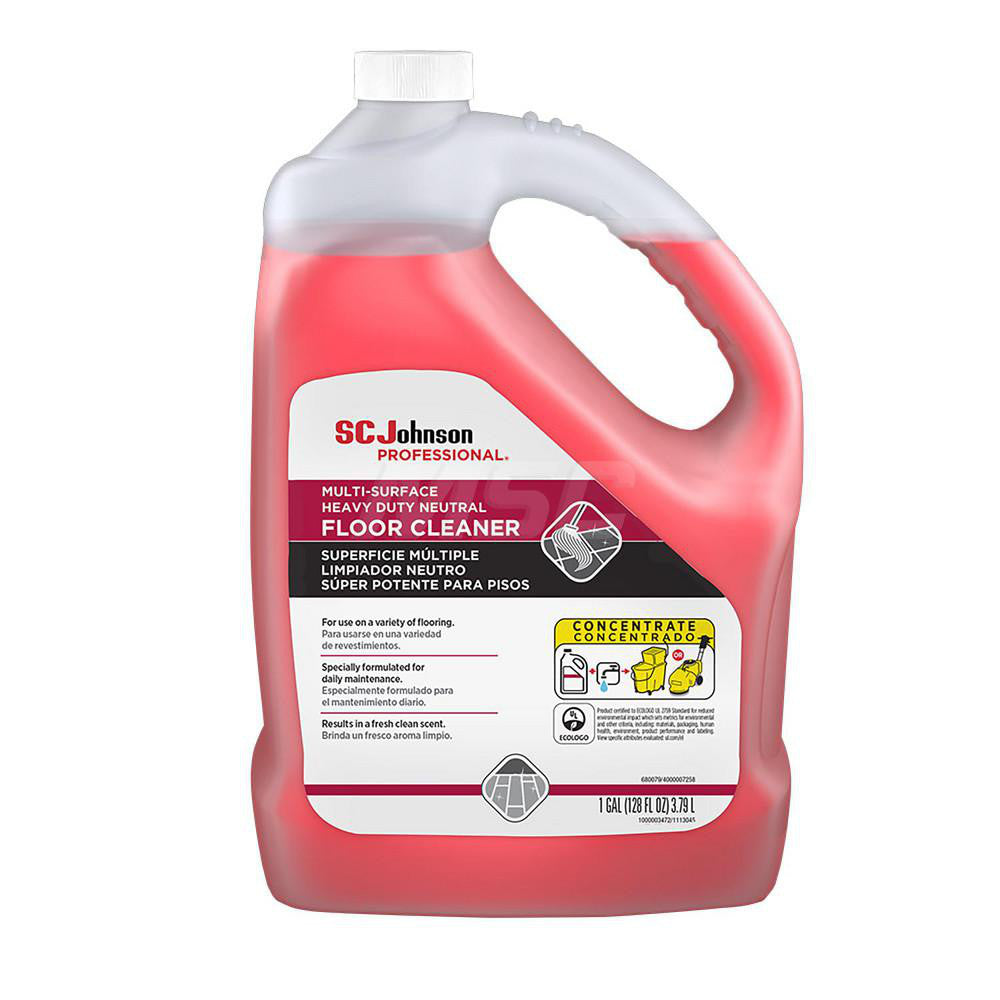 SC Johnson Professional 680079 Heavy Duty Neutral Floor & Surface Cleaner, 1 Gal, 4/case